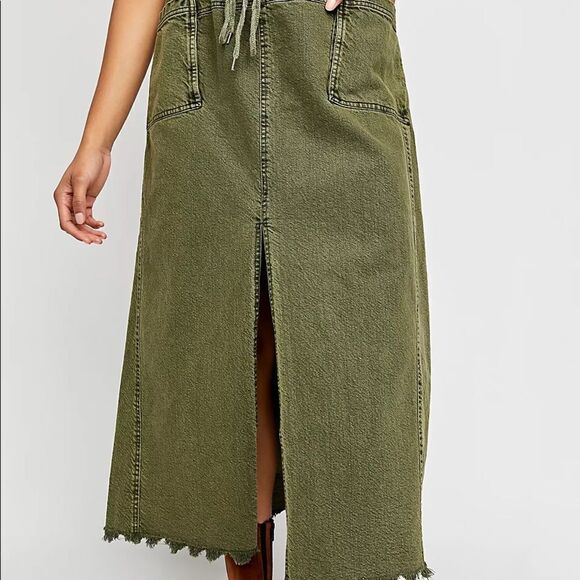 New Free People Woke Up Like this Maxi Skirt - Picture 7 of 9